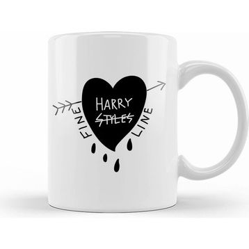 Humuts Harry Styles Inspired Harry Styles Gucci Fine Line Harry Styles Tee Fine Line Gucci 03 Beyaz Porselen Kupa Bardak