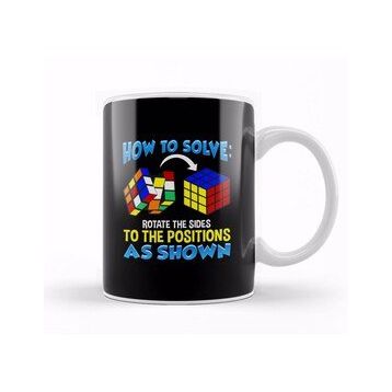 Humuts How To Solve Puzzle Cube Funny Cubing Kupa Bardak