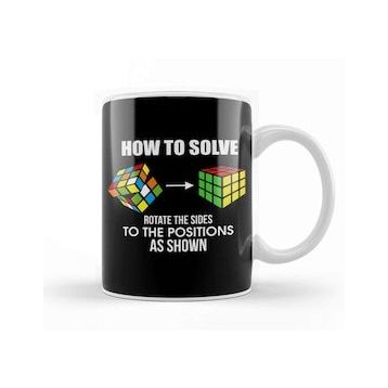 Humuts How To Solve Puzzle Cube Funny Cubing Kupa Bardak