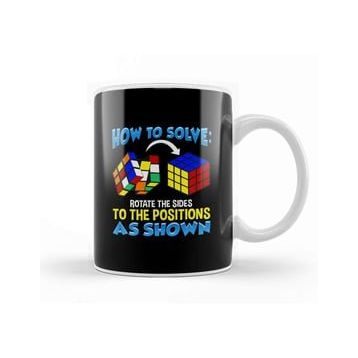 Humuts How To Solve Puzzle Cube Funny Cubing Kupa Bardak