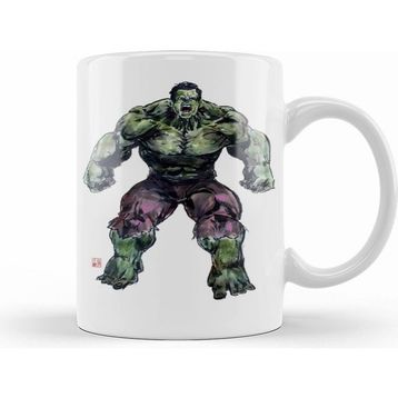 Humuts Hulk Mad Roar Marvel Superhero Power Bruce Kupa Bardak