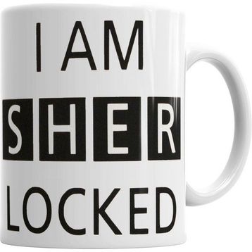 Humuts I Am Sherlocked Sherlock Holmes Kupa Bardak