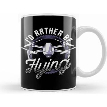 Humuts I D Rather Be Flying Drone Pilot Hobby Droning Kupa Bardak