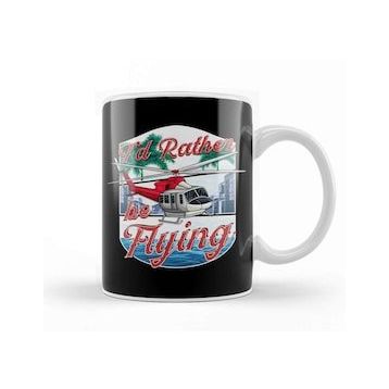 Humuts I D Rather Be Flying Helicopter Pilot Aviation Kupa
