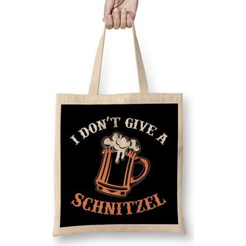 Humuts I Don t Give A Schnitzel German Beer Oktoberfest Uzun Saplı Bez Çanta