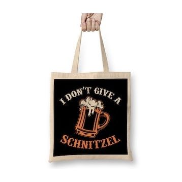 Humuts I Don t Give A Schnitzel German Beer Oktoberfest Uzun Saplı Bez Çanta