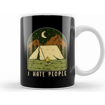 Humuts I Hate People Funny Nature Camping Outdoors Kupa Bardak