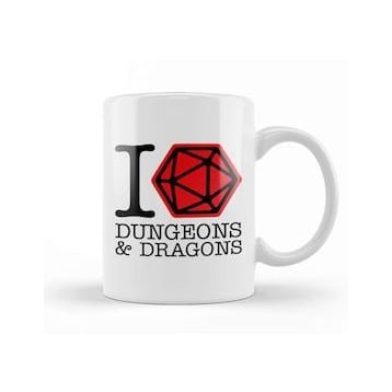Humuts I Love Dungeons And Dragons Kupa Bardak