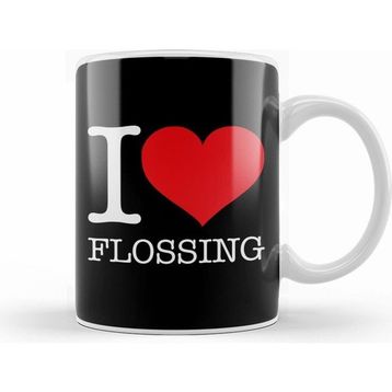 Humuts I Love Flossing Kupa Bardak
