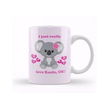 Humuts I Love Koala Kupa Bardak
