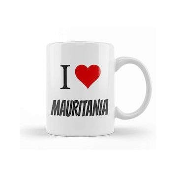 Humuts I Love Mauritania Kupa Bardak