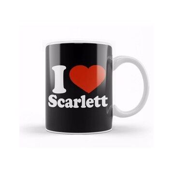 Humuts I Love Scarlett Kupa Bardak