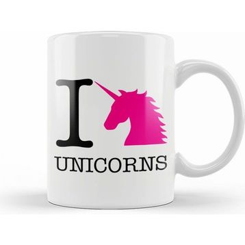 Humuts I Love Unicorns Kupa Bardak