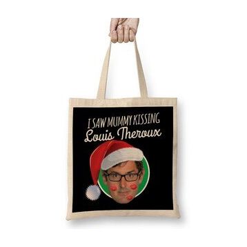 Humuts I Saw Mummy Kissing Louis Theroux Christmas Bez Kadın Günlük Çanta