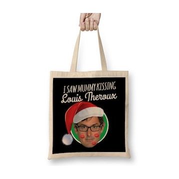 Humuts I Saw Mummy Kissing Louis Theroux Christmas Bez Kadın Günlük Çanta
