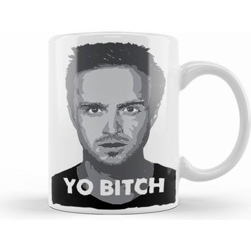 Humuts Jesse Pinkman Breaking Bad Beyaz Kupa