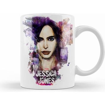 Humuts Jessica Jones Marvel Beyaz Kupa