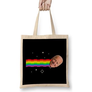 Humuts Joe Biden Nyan Cat Bez Çanta
