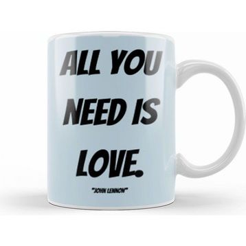 Humuts John Lennon Quote Beyaz Kupa