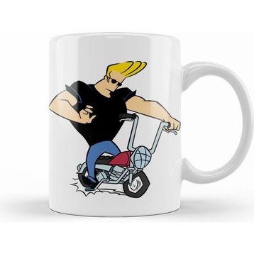 Humuts Johnny Bravo Beyaz Kupa