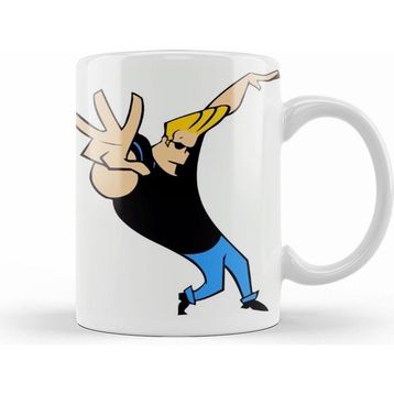 Humuts Johnny Bravo Beyaz Kupa