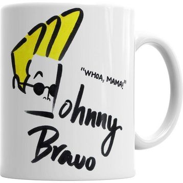 Humuts Johnny Bravo Beyaz Kupa