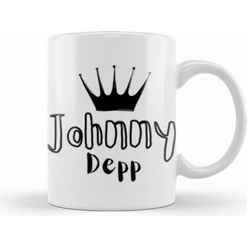 Humuts Johnny Depp Beyaz Kupa