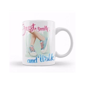 Humuts Just Smile And Walk Kupa Bardak