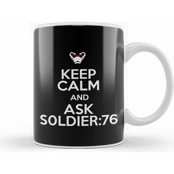 Humuts Keep Calm And Ask Soldier 76 Overwatch Kupa