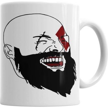 Humuts Kratos Laughing Beyaz Kupa