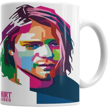 Humuts Kurt Cobain Beyaz Kupa
