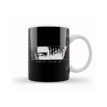 Humuts Levi Ackerman Attack on Titan 01 Beyaz Kupa