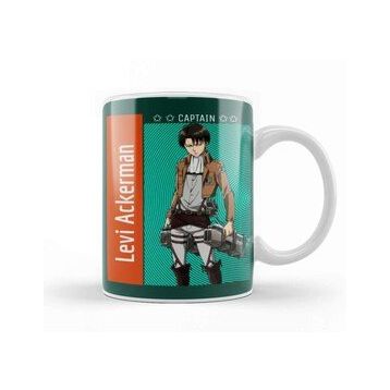 Humuts Levi Ackerman Attack on Titan 01 Beyaz Kupa