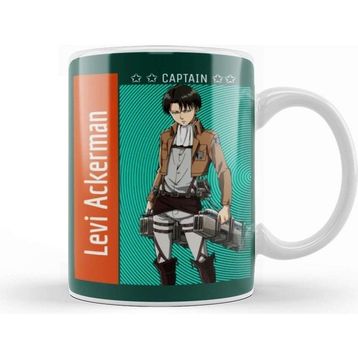 Humuts Levi Ackerman Attack on Titan 01 Beyaz Kupa