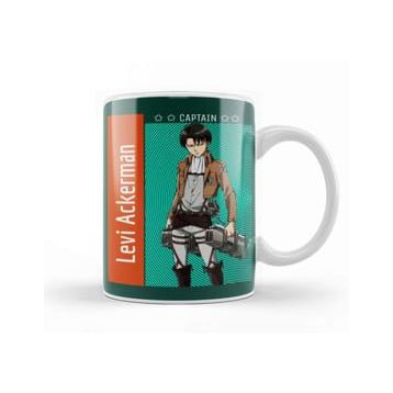 Humuts Levi Ackerman Attack on Titan 01 Beyaz Kupa
