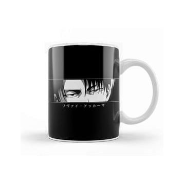 Humuts Levi Ackerman Attack on Titan 01 Beyaz Kupa