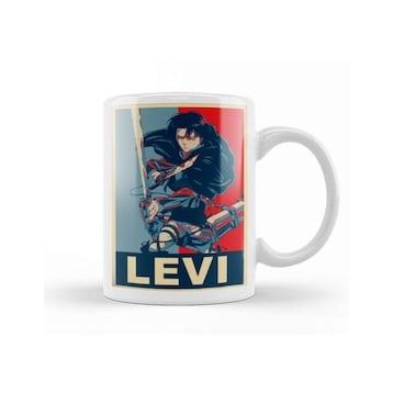Humuts Levi Ackerman Attack on Titan 02 Beyaz Kupa