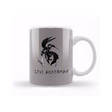 Humuts Levi Ackerman Attack on Titan 03 Beyaz Kupa