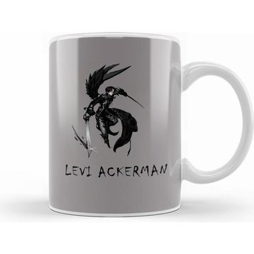 Humuts Levi Ackerman Attack on Titan 03 Beyaz Kupa