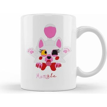 Humuts Lil Mangle Fnaf Beyaz Kupa