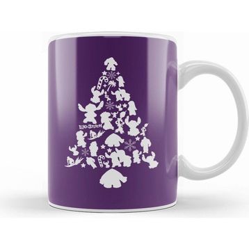 Humuts Lilo and Stitch Christmas Tree Silhouette Kupa