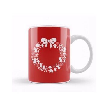 Humuts Lilo and Stitch Christmas Wreath Pattern Kupa