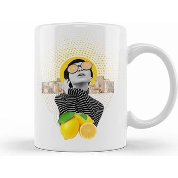 Humuts Limone Day Beyaz Kupa