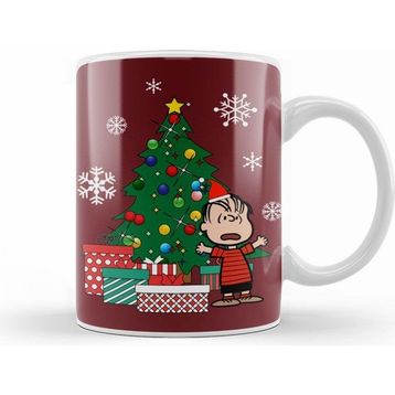 Humuts Linus Van Pelt Around the Christmas Tree Peanuts Kupa