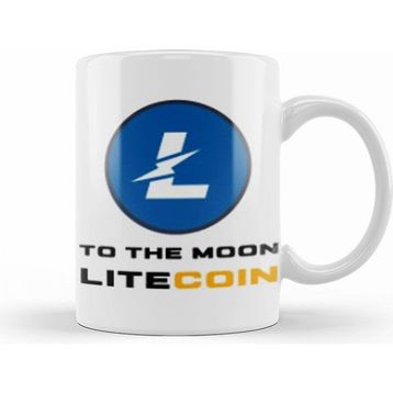 Humuts Litecoin To the Moon Logo Kupa
