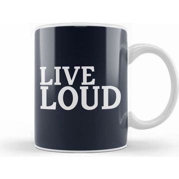 Humuts Live Loud Beyaz Kupa