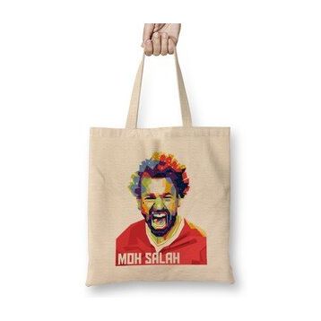 Humuts Liverfool Moh Salah Uzun Saplı Açık Bej Bez Çanta