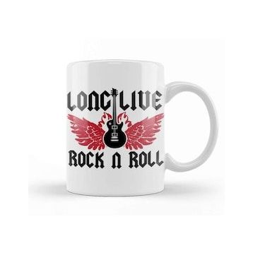 Humuts Long Live Rock N Roll 04 Beyaz Kupa