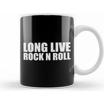Humuts Long Live Rock N Roll Beyaz Kupa