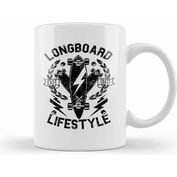 Humuts Longboard Lifestyle Beyaz Kupa